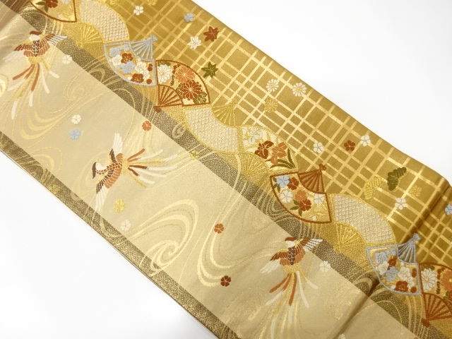 JAPANESE FUKURO OBI / WOVEN PHOENIX